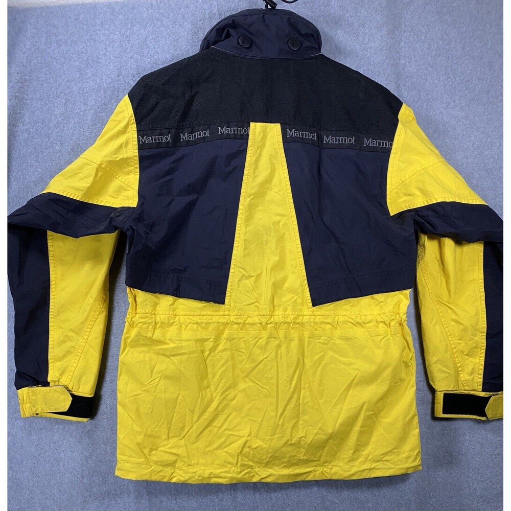 VINTAGE Marmot Jacket Womens Small Yellow Gore-tex Snowboard Ski‎ Winter Coat - Picture 9 of 16
